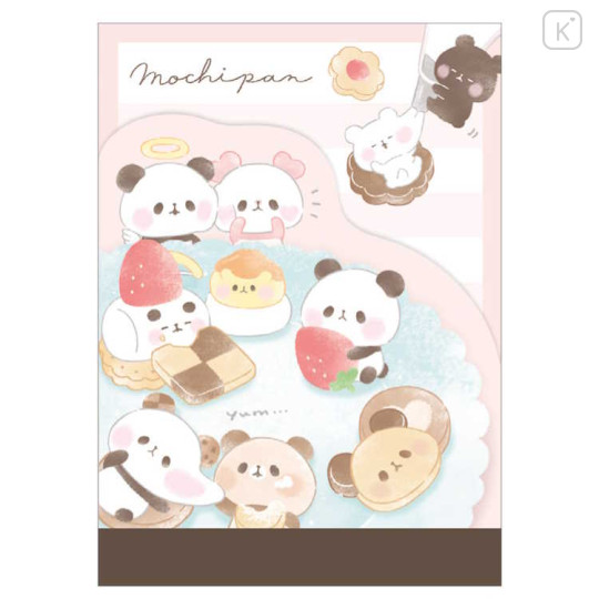 Japan Mochimochi Panda Mini Notepad - Bakery / Dessert - 1