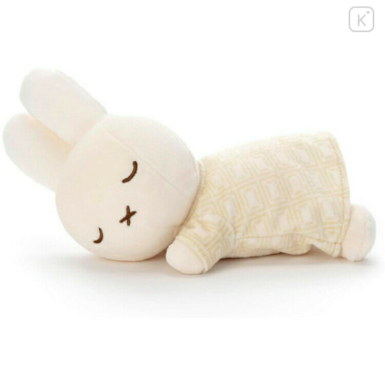 Japan Miffy Stuffed Plush Toy - Good Night / Beige - 1