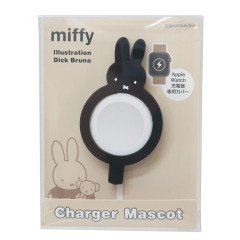 Japan Miffy Apple Watch Charging Cable Cover - Black