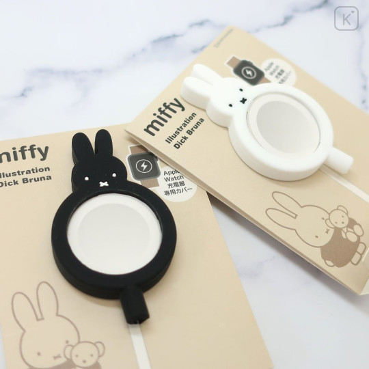 Japan Miffy Apple Watch Charging Cable Cover - Black - 2