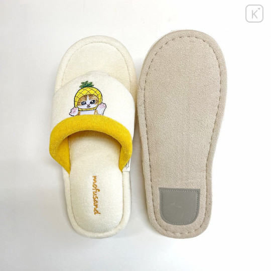 Japan Mofusand Beach Sandal Slippers - Cat / Yellow - 7