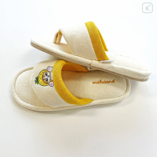 Japan Mofusand Beach Sandal Slippers - Cat / Yellow - 8
