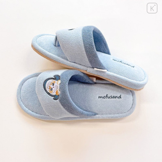Japan Mofusand Beach Sandal Slippers - Cat / Blue - 8