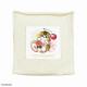 Japan Mofusand Store Square Cosmetic Pouch - Cat : Lattice White