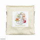 Japan Mofusand Store Square Cosmetic Pouch - Cat : Lattice Green