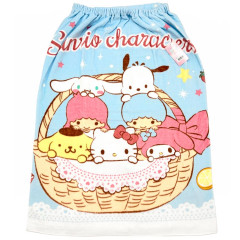 Japan Sanrio Wrapped Towel - Characters / Basket In Sky