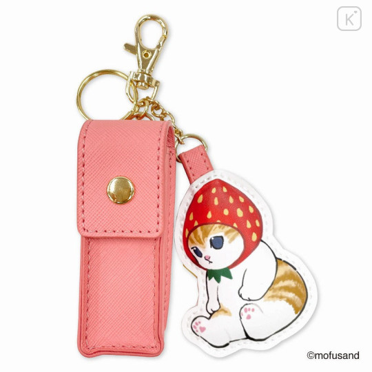 Japan Mofusand Lip Pouch - Fruit Cat / Strawberry Nyan - 1