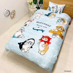 Japan Mofusand Comforter & Pillowcase Set - Cat
