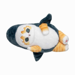 Japan Mofusand Lying Plush Toy - Shark Cat / Nirvana Pose