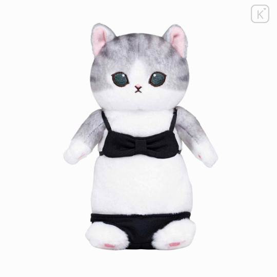Japan Mofusand Plush Toy - Cat / Black Swimsuit - 1