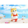 Japan Mofusand Plush Toy - Cat / Red Swimsuit - 2