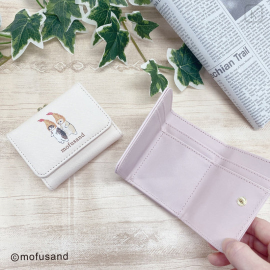Japan Mofusand Tri-fold Wallet - Cat / Ebi Nyan - 2