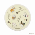 Japan Mofusand Store Water-absorbing Coaster - Cat / Rabbit Light Yellow - 1