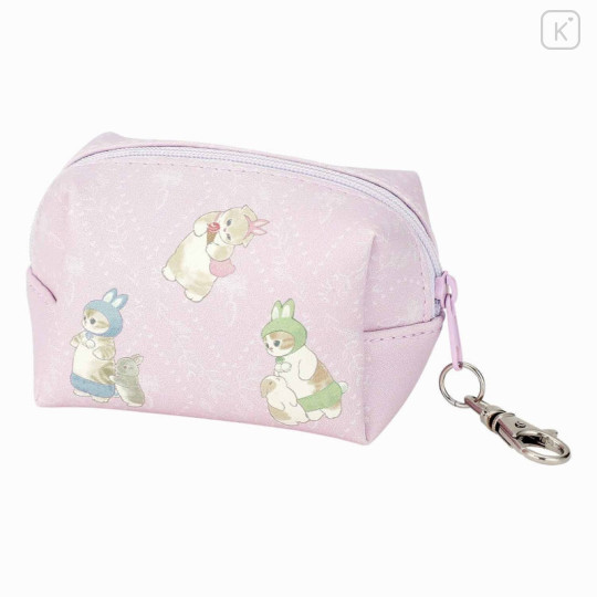 Japan Mofusand Store Small Pouch - Cat / Rabbit Pink - 5