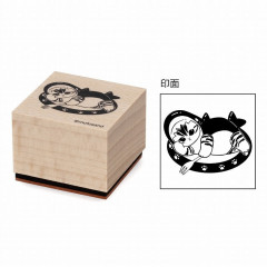 Japan Mofusand Exhibition Wooden Stamp - Cat : Shark