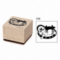 Japan Mofusand Exhibition Wooden Stamp - Cat : Shark - 1