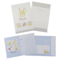 Japan Pokemon Die-cut Letter Envelope Set - Pikachu / Number025 Blue - 3