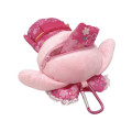 Japan Sanrio Eco Shopping Bag & Mascot Plush - My Melody / Sakura Kimono / Pink - 2