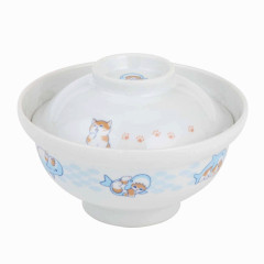 Japan Mofusand Bowl with Lid - Cat