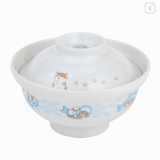 Japan Mofusand Bowl with Lid - Cat - 3