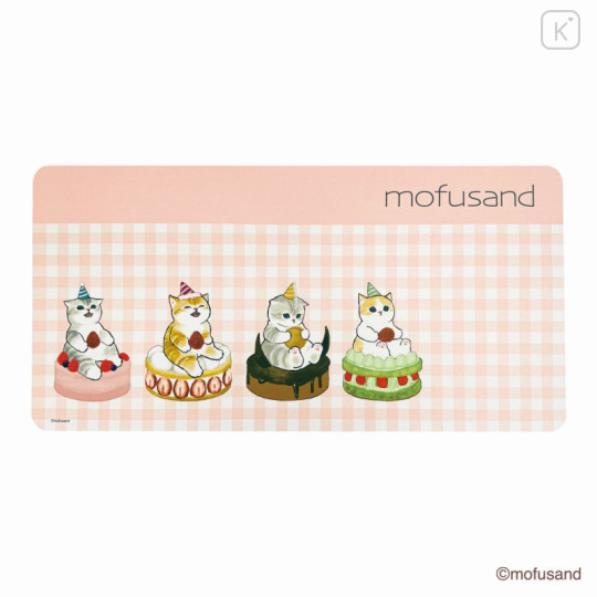 Japan Mofusand Desk Mat - Cat / Sweet - 1