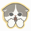 Japan Mofusand Exhibition Vinyl Sticker - Cat / Surprise - 1