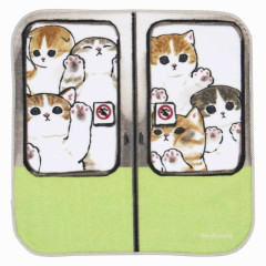 Japan Mofusand Exhibition Hand Towel - Cat / Crowded Train