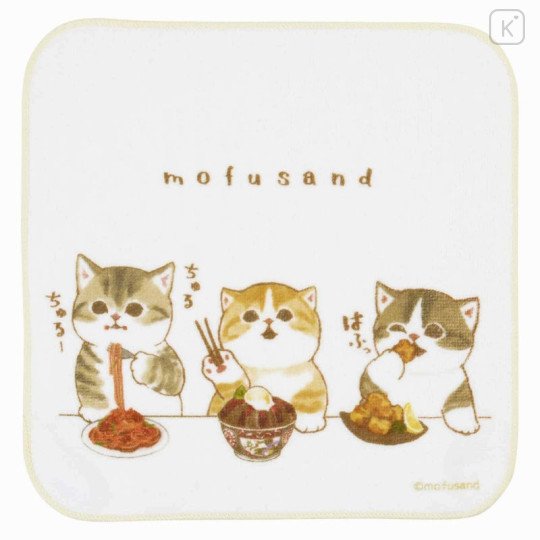 Japan Mofusand Exhibition Hand Towel - Cat / Mogu Mogu Nyan - 1