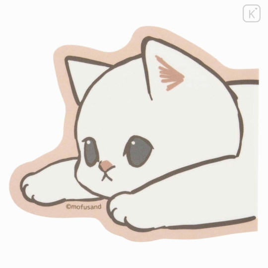 Japan Mofusand Exhibition Vinyl Sticker - Cat / From the Right - 1