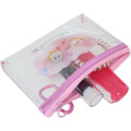 Japan Kirby Mini Clear Flat Pouch with Carabiner - Starry Dream - 3