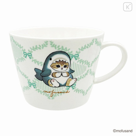 Japan Mofusand Lightweight Mug - Cat / Shark - 1