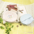 Japan Mofusand Store Round Pouch & Tissue Case - Cat / Sweets / Blue - 2