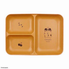 Japan Mofusand Square One Plate - Cat / Cherry