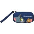 Japan Tom & Jerry Pen Case Gadget Pouch - Navy - 2