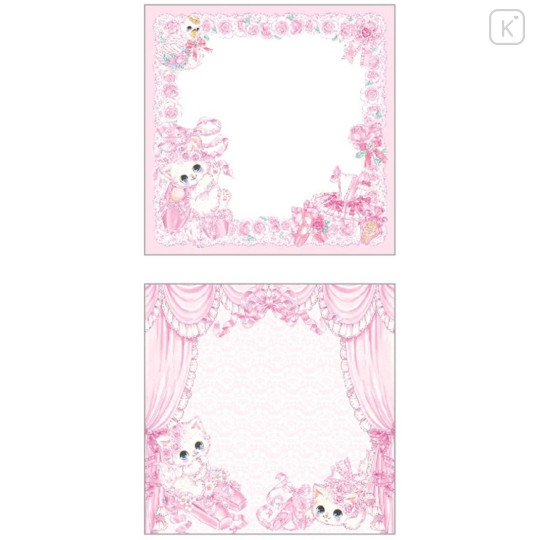 Japan Amenomori Fumika Square Memo Pad - Prima Ballerina - 2