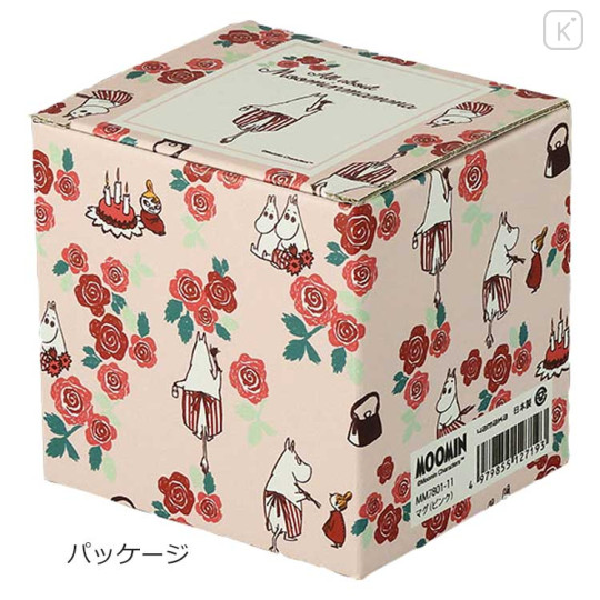 Japan Moomin Porcelain Mug - Characters / Pink Flora - 3