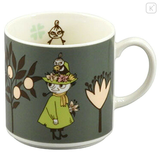 Japan Moomin Porcelain Mug - Characters / Green - 1