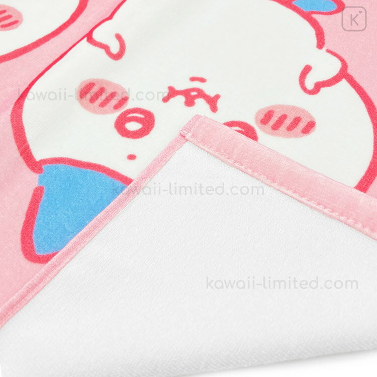 Japan Chiikawa Face Towel - Chiikawa & Hachiware & Rabbit / Pink