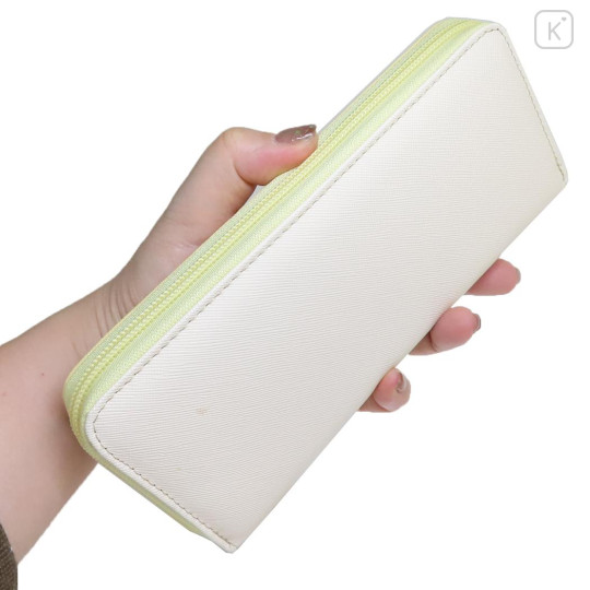 Japan Chiikawa Long Wallet & Coin Case - Usagi : Yellow & White - 2