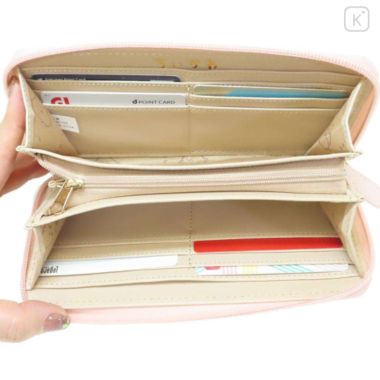 Japan Chiikawa Long Wallet & Coin Case - Usagi : Yellow & White - 3