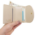 Japan Chiikawa Mini Trifold Wallet - Hachiware / Blue & White - 3