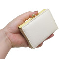 Japan Chiikawa Mini Trifold Wallet - Rabbit / Yellow & White - 2