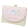 Japan Chiikawa Mini Trifold Wallet - Friends / Pink & White - 1