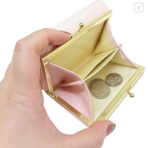 Japan Chiikawa Mini Trifold Wallet - Friends / Pink & White - 5