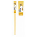 Japan Mofusand Bamboo Chopsticks 21cm - Cat / Penguin Orange - 1