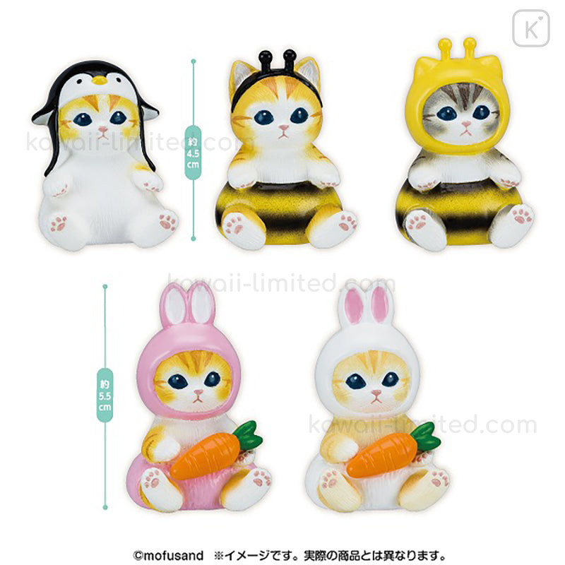 Japan Mofusand Interior Mini Figures 5pcs Set - Cat 3