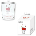 Japan Disney Colorful Glass Tumbler - Baymax / Greeting With Heart - 3