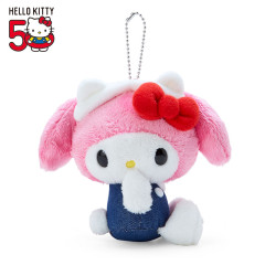 Japan Sanrio Original Mascot Holder - My Melody / Hello Everyone