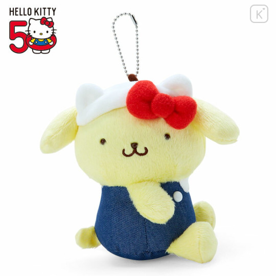 Japan Sanrio Original Mascot Holder - Pompompurin / Hello Everyone - 1