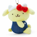 Japan Sanrio Original Mascot Holder - Pompompurin / Hello Everyone - 2